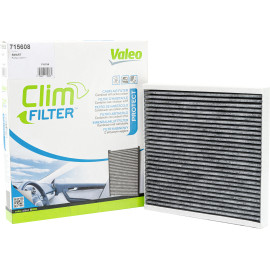 VALEO 715608 Innenraumfilter Aktivkohlefilter CLIMFILTER PROTECT 215x214x25mm VALEO 715608 Innenraumfilter Aktivkohlefilter CLIMFILTER PROTECT 215x214x25mm