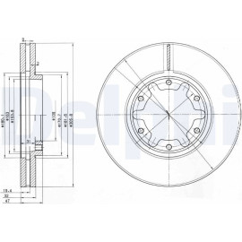 Bremsscheibe BG3817 Bremsscheibe BG3817