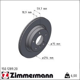 Bremsscheibe 150.1289.20