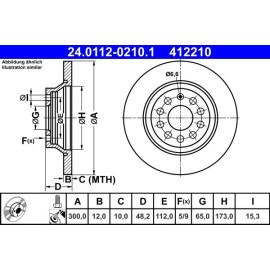Bremsscheibe 24.0112-0210.1 Bremsscheibe 24.0112-0210.1