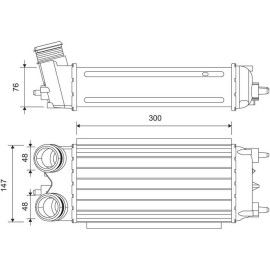 Ladeluftkühler 818242
