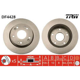 Bremsscheibe DF4428