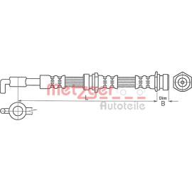 Bremsschlauch 4114057 Bremsschlauch 4114057