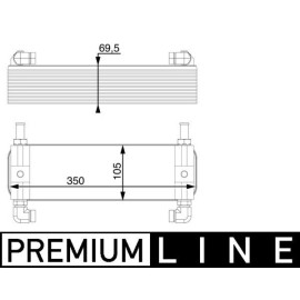 Ölkühler, Automatikgetriebe CLC 15 000P