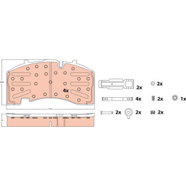Bremsbelagsatz, Scheibenbremse GDB5093 Bremsbelagsatz, Scheibenbremse GDB5093