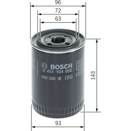 BOSCH 0 451 104 066 Ölfilter BOSCH 0 451 104 066 Ölfilter