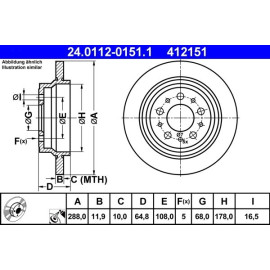 Bremsscheibe 24.0112-0151.1