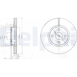 Bremsscheibe BG4054 Bremsscheibe BG4054