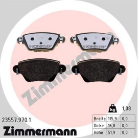 Bremsbelagsatz, Scheibenbremse 23557.970.1