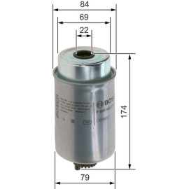 Kraftstofffilter F 026 402 271 Kraftstofffilter F 026 402 271