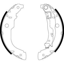 Bremsbackensatz 8DB 355 003-031 Bremsbackensatz 8DB 355 003-031