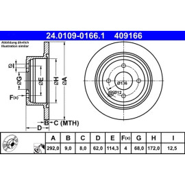 Bremsscheibe 24.0109-0166.1