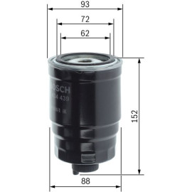 BOSCH 1 457 434 439 Kraftstofffilter BOSCH 1 457 434 439 Kraftstofffilter