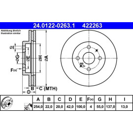 Bremsscheibe 24.0122-0263.1