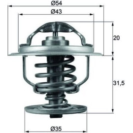 Thermostat, Kühlmittel TX 109 87D