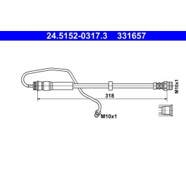 Bremsschlauch 24.5152-0317.3