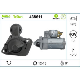Valeo 438611 Starter ORIGINS Valeo 438611 Starter ORIGINS