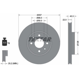 Bremsscheibe 92069603 Bremsscheibe 92069603