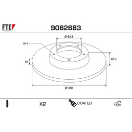 Bremsscheibe 9082683
