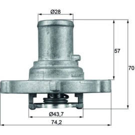 Thermostat, Kühlmittel TI 122 87D