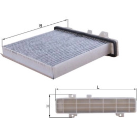 Filter, Innenraumluft LAK 589
