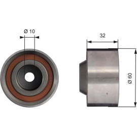 Umlenk-/Führungsrolle, Zahnriemen T42017 Umlenk-/Führungsrolle, Zahnriemen T42017