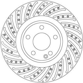 Bremsscheibe DF6633S Bremsscheibe DF6633S
