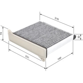 BOSCH 1 987 432 426 Innenraumfilter BOSCH 1 987 432 426 Innenraumfilter