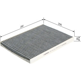 BOSCH 1 987 432 312 Innenraumfilter FILTER+pro BOSCH 1 987 432 312 Innenraumfilter FILTER+pro
