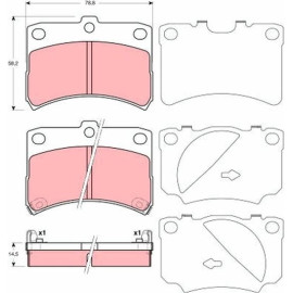 Bremsbelagsatz, Scheibenbremse GDB3219 Bremsbelagsatz, Scheibenbremse GDB3219