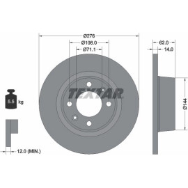 Bremsscheibe 92107900
