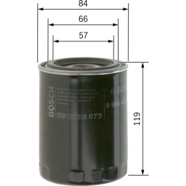 BOSCH 0 986 452 000 Ölfilter BOSCH 0 986 452 000 Ölfilter