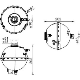 Ausgleichsbehälter, Kühlmittel CRT 211 000S Ausgleichsbehälter, Kühlmittel CRT 211 000S