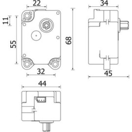 Stellelement, Mischklappe AA 71 000P Stellelement, Mischklappe AA 71 000P