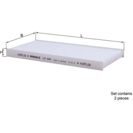 Filter, Innenraumluft LA 444/S Filter, Innenraumluft LA 444/S
