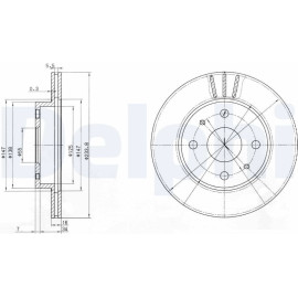 Bremsscheibe BG3555 Bremsscheibe BG3555