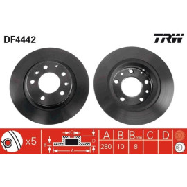 Bremsscheibe DF4442 Bremsscheibe DF4442