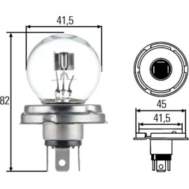 Glühlampe, Hauptscheinwerfer 8GD 002 088-071