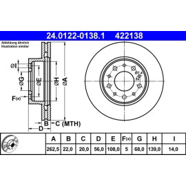 Bremsscheibe 24.0122-0138.1
