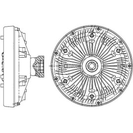 Kupplung, Kühlerlüfter CFC 205 000P Kupplung, Kühlerlüfter CFC 205 000P