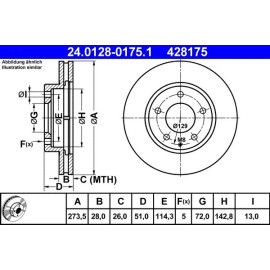 Bremsscheibe 24.0128-0175.1
