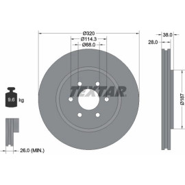 Bremsscheibe 92164405
