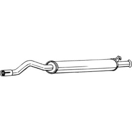 Mittelschalldämpfer 105-159 Mittelschalldämpfer 105-159
