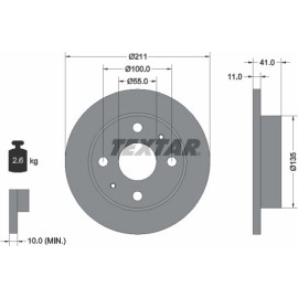 Bremsscheibe 92103700