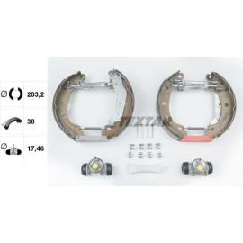 Bremsbackensatz 84049500 Bremsbackensatz 84049500