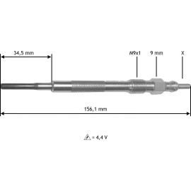 Glühkerze 345219 Glühkerze 345219
