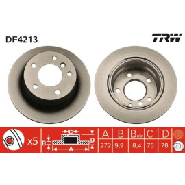 Bremsscheibe DF4213 Bremsscheibe DF4213