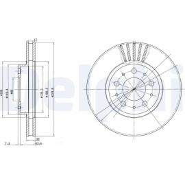 Bremsscheibe BG2841 Bremsscheibe BG2841