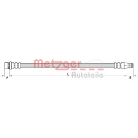 Bremsschlauch 4110924 Bremsschlauch 4110924