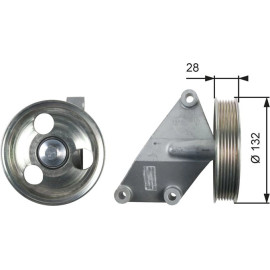 Umlenk-/Führungsrolle, Keilrippenriemen T36428